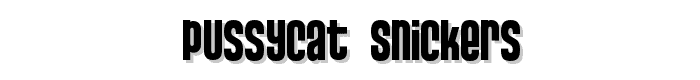 Pussycat  Snickers font